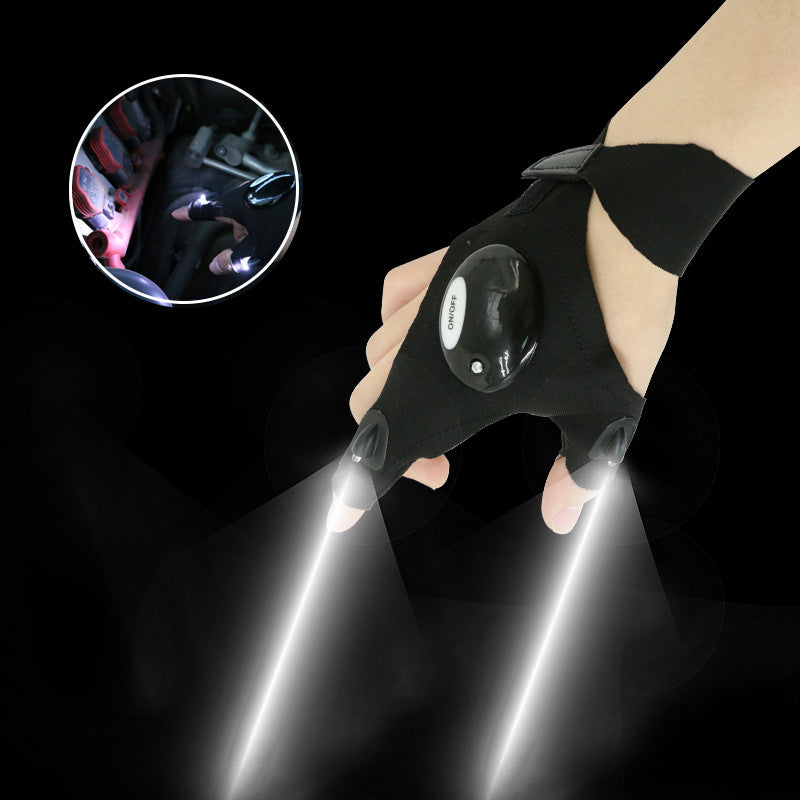 Guantes impermeables LED